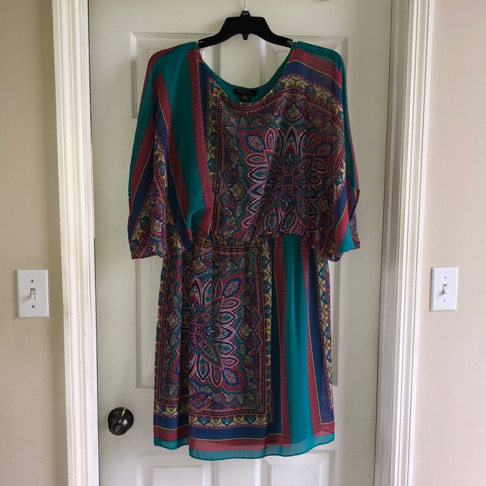 🔥 Beautiful Robbie Bee dress, size 16W, worn once